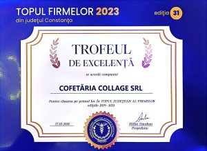 Trofeul De Excelenta - Cofetaria Collage 2019-2023